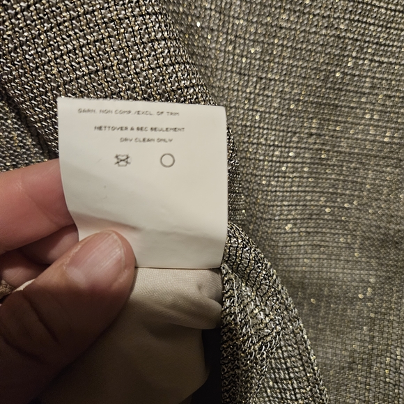 JS Collections Metallic Gold Tank Top - Picture 6 of 9